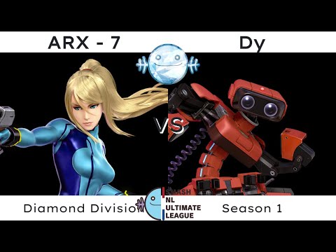 SNUL Season 1 Week 5 - ARX-7 (Zero Suit Samus) Vs. DMD | Dy (R.O.B.) [Diamond]