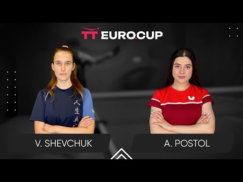07:25 Viktoriia Shevchuk - Anastasiia Postol 13.06.2025 TT Euro.Cup Women Ukraine Master. TABLE 4