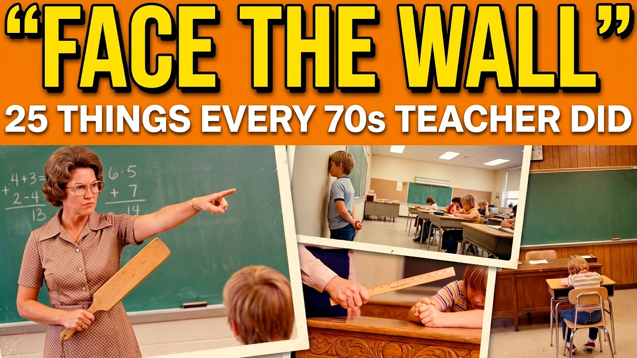 25 Things Every 1970s Teacher Did (That Would End Their Career Today)