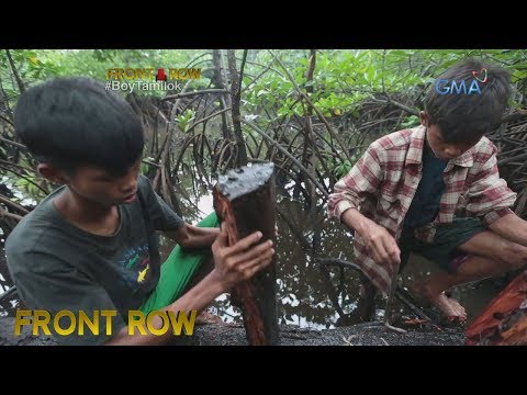 Front Row: Magkapatid na nangunguha ng woodworm para kumita, kilalanin