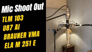 Video thumbnail for Mic Shoot Out (Neumann TLM103, Neumann U87 Ai, Brauner VMA, Telefunken ELA M 251 E) by Marcus李俊緯