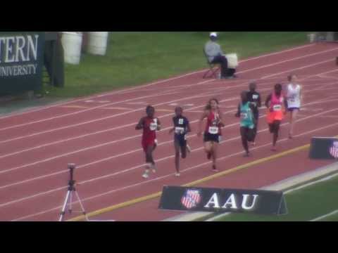 2013 AAU National Junior Olympics - 11yr. Old Girls 800m Run Heat 1
