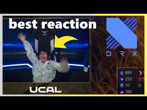 Ucal falls out of his Chair in LCK Game