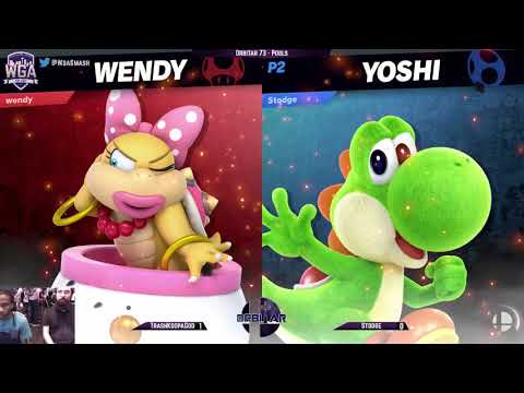 TrashKoopaGod (Bowser Jr) vs. Stodge (Yoshi) - Orbitar 73 - Pools