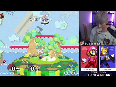 LEVO NA #5 - Winners Semis - Unsure (Fox) VS SlimChang (Luigi/Mario) Smash Melee - SSBM