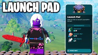 Everything About The Lego Fortnite UPDATE.. (How To Make Launch Pads)