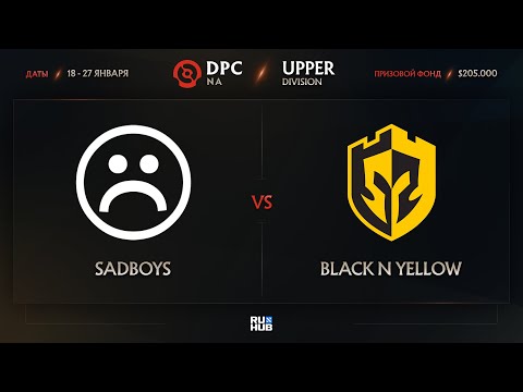 Sadboys vs Black n Yellow, Dota Pro Circuit 2021: S1 - NA, bo1 [4ce & Smile]