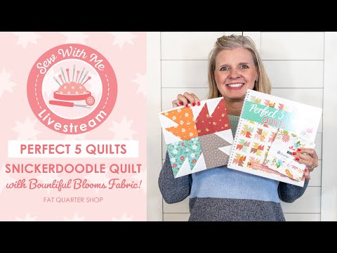 Sew With Me: How to Sew the Snickerdoodle Quilt Block from the Perfect 5 Quilt Book!
