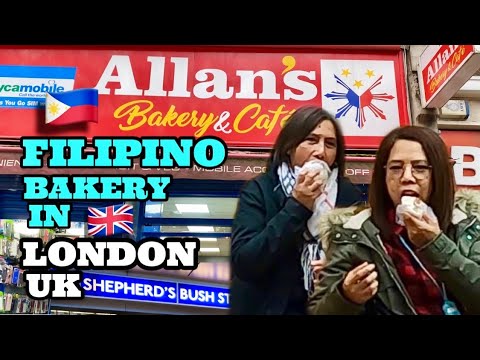 FILIPINO BAKERY  IN LONDON | ALLAN´S BAKERY AND CAFE | FILIPINO BAKERY ABROAD