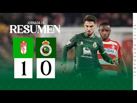 RESUMEN ı CF Granada 1-0 Real Racing Club  ı Jornada 24 | Temporada 25/26