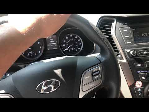 HYUNDAI SANTA FE - How to roll up and down the windows As well as the window lock feature
