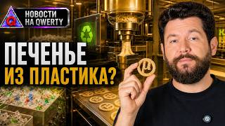 Печенье из отходов и пластика. Квантовый Магнус. Капли восстановления зрени?