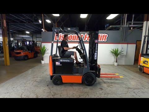 TOYOTA 8-series 8FBCU25 5,000lb Electric #6944 - Forklift for Sale