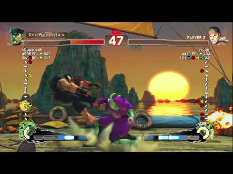k0ugenspk (Bison) vs jyobin (Ryu) AE2012 Ranked Match *HD*