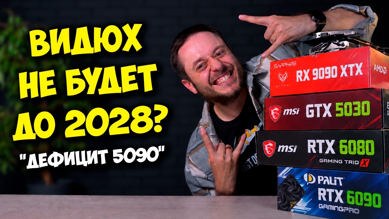 ВИДЕОКАРТ НЕ БУДЕТ ДО 2028 ГОДА? / NVIDIA RTX 6000 и RTX 5000 SUPER