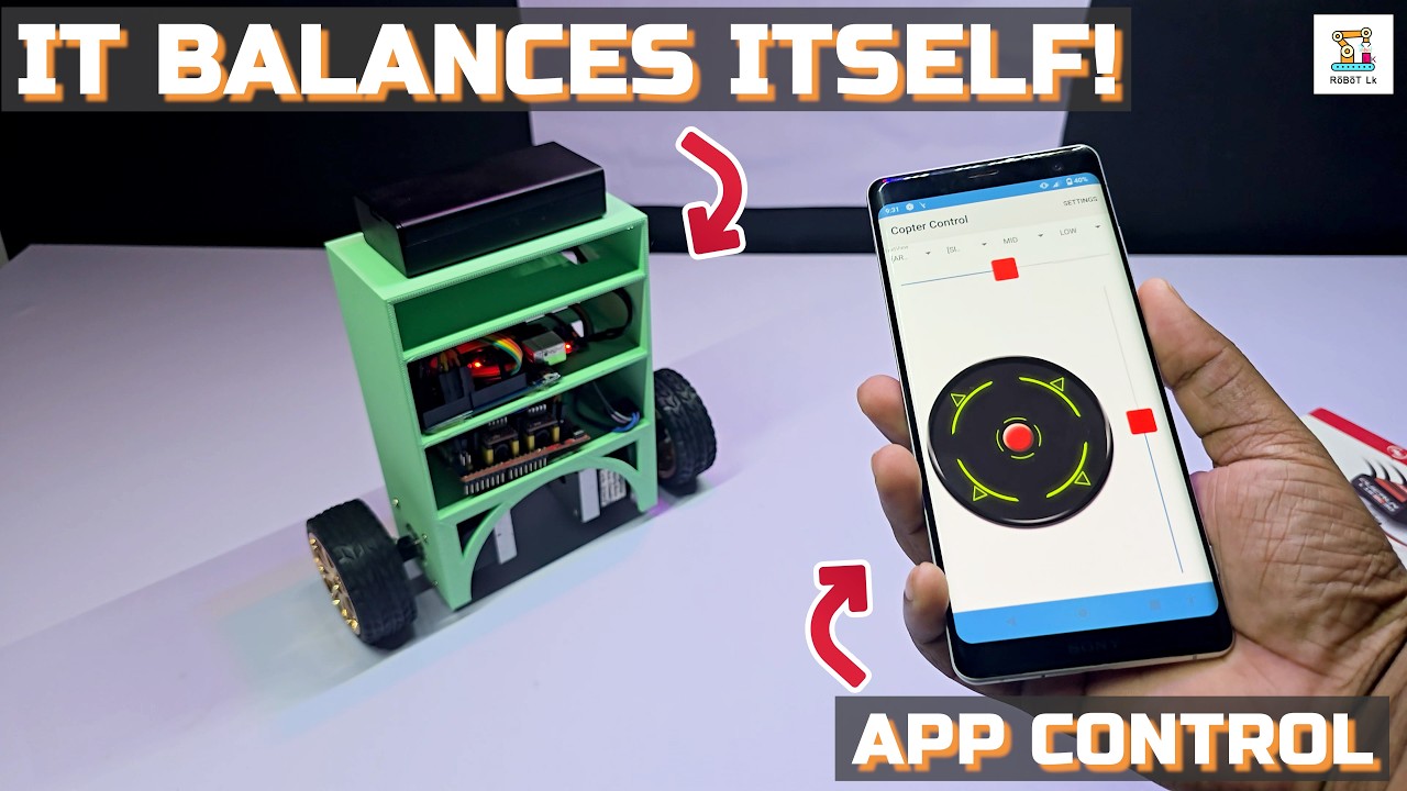 How to Build a Self Balancing Robot With Arduino (3D Printed Chassis + App Control + Full Tutorial)