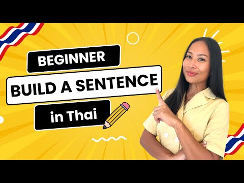 Build Simple Thai Sentences | Statement and Negative