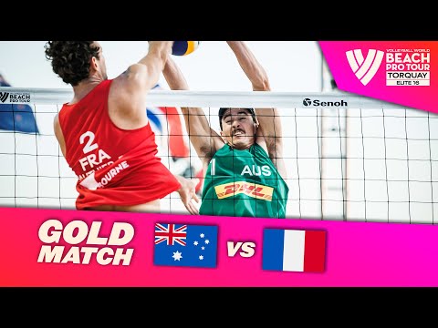 Hodges / Schubert vs. Krou / Gauthier-Rat - Gold Match Highlights Torquay 2022 #BeachProTour