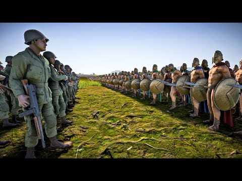 80,000 US ARMY VS 2,000,000 SPARTANS - Ultimate Epic Battle Simulator 2 | UEBS 2