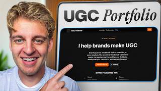How To Make a UGC Portfolio For Beginners (Free Template)