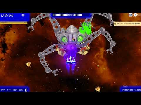 Chicken Invaders Universe Gameplay Boss Rush #12 Mission Grotesque Fantasist