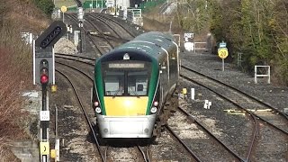 preview picture of video 'IE 22000 and 29000 Class Trains - Clonsilla Station, Dublin'