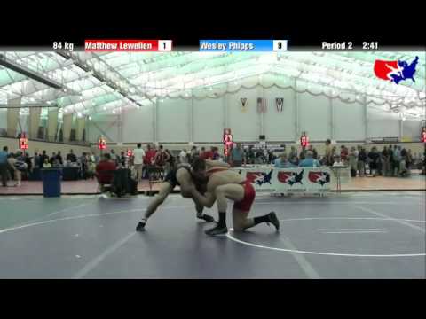 Matthew Lewellen vs. Wesley Phipps at 2013 ASICS University Nationals - FS