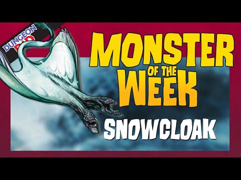 Icewind Dale's Hidden Predator - Snowcloak - Monster of the Week