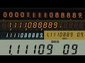 Nixie Tube vs Panaplex II vs VFD vs Yellow LCD vs Regular LCD calculator comparison