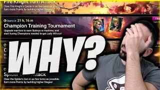 Disappointed! AGAIN - New Champ Training Tournament! | RAID SHADOW LEGENDS
