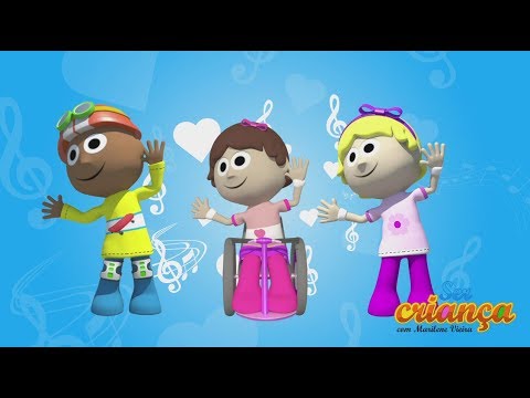 POR DENTRO, FORA, ALTO E BAIXO SEMPRE SOU FELIZ - Marilene Vieira (Clipe Oficial Animado)