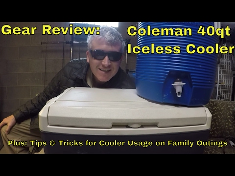 Coleman 40qt Powerchill Iceless Cooler Review--And General Cooler Tips for Camping & Road Trips