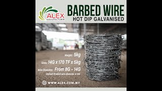 Barbed Wire Hot-Dip Galvanised