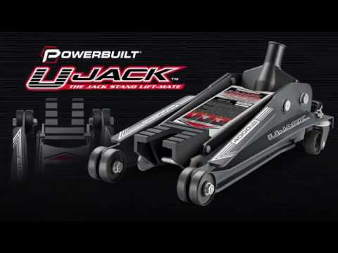 Powerbuilt U-Jack Part 620516 A Floor Jack that Mates with a Jackstand!