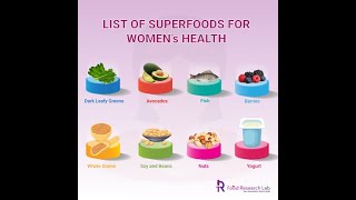 Healthy Functional Foods for Overalls' Women's Health #functionalfoods #foodresearchlab