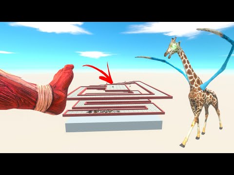 Escape From Alien Giraffa - Last Survivor - Animal Revolt Battle Simulator