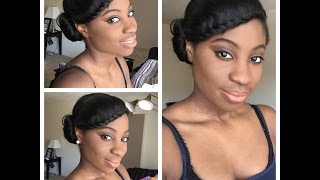 Simple protective style (relaxed hair)