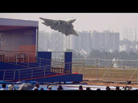【Aero India 2025】Russian Su-57's surprising flight display