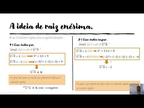 Radiciação (aula 3): Raiz enésima