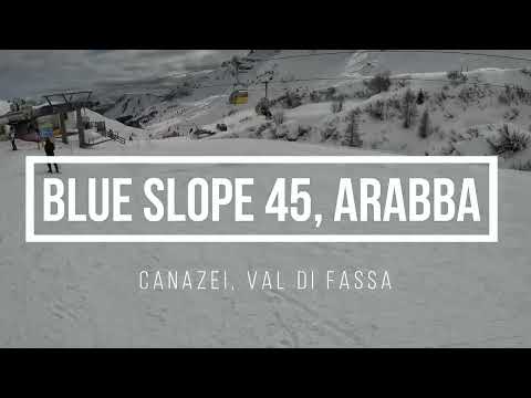 Canazei Arabba Blue Slope 45