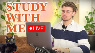 Download lagu Study With Me LIVE 🚀 9-HOURS — Deep Focus (50/10 Pomodoro) | Cozy UK Rain, No Distractions! mp3