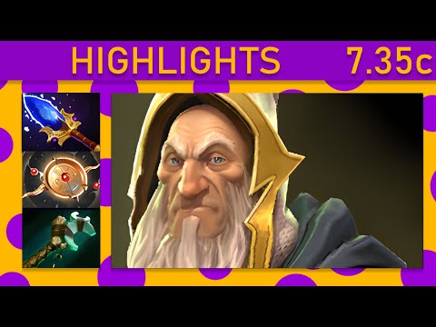 ⭐ Saksa Keeper of the Light Support Highlights 7.35c - Dota 2 Top MMR