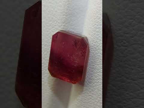 Two tone pink tourmaline gemstone 6.30 CTS www.puritygems.etsy.com