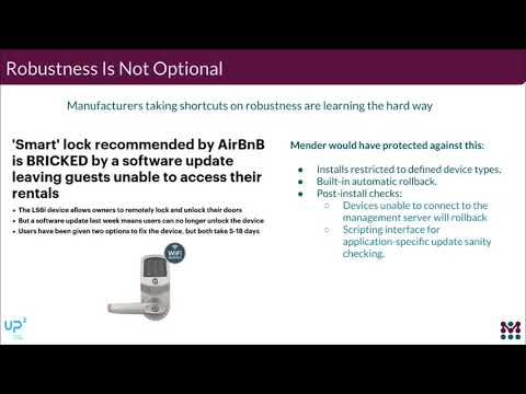 Secure and Robust OTA Updates with UP and Mender.io