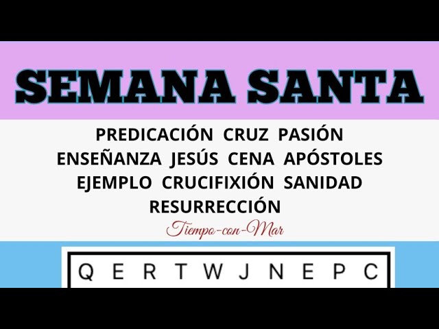 Vídeo relacionado con Sopa de letras temática: Semana Santa en Andalucía: Sopas de letras cofrades | Andalucía | Semana Santa