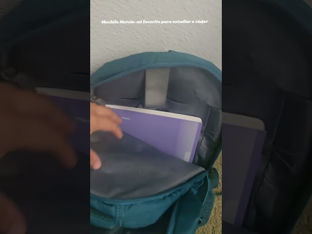 Vídeo relacionado con Amythe Mochila Escolar Luminosa Bolsillo Oculto 15.6" Impermeable, Azul