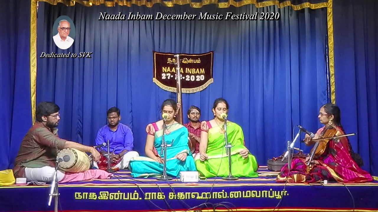 Vidushis Archana & Aarathi for Naada Inbam December Music Festival 2020