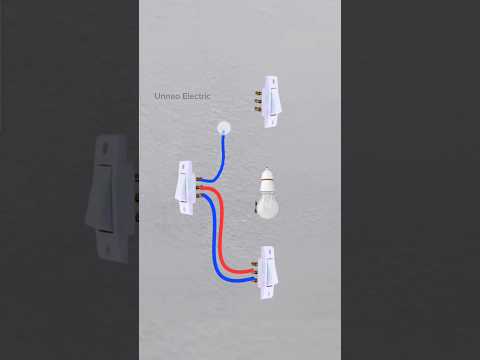 3 way connection #unnaoelectric #electrical #diy #shorts #shortvideo @unnaoelectric