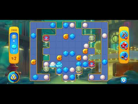 Fishdom 2406 - Hard Level (14 Moves)