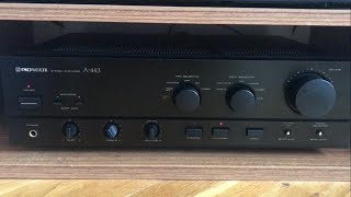 Video thumbnail for Pioneer A-443 stereo integrated amplifier by Sound Lover